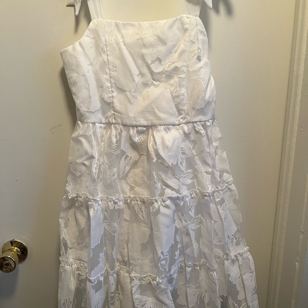 Elegant White Kids Dress